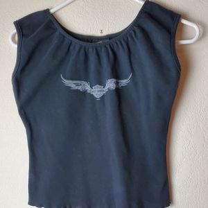 Harley Davidson Monroeville-Sandusky Ohio Black Women's Size Large